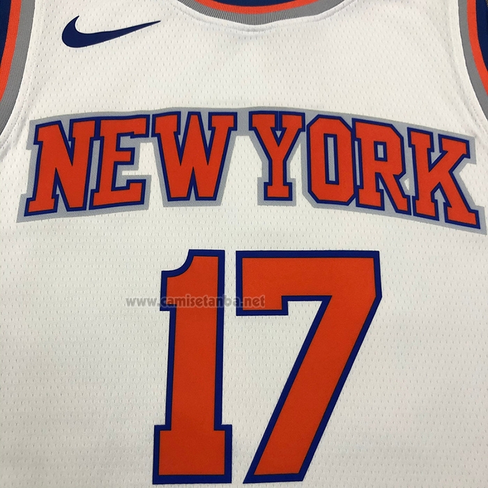 Camiseta New York Knicks Jeremy Lin #17 Association Blanco